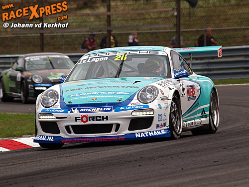 Jaap van Lagen voelt zich thuis in de Porsche